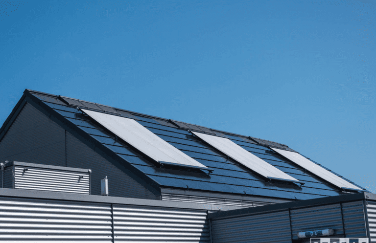 TARGA PS6000 takfönstermarkis som ger effektiv solavskärmning och värmeskydd för stora glasytor och takfönster.